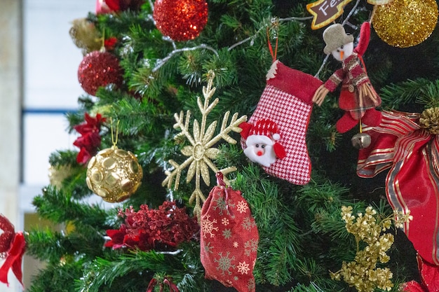 Árvore com decoração de Natal Rio de Janeiro.