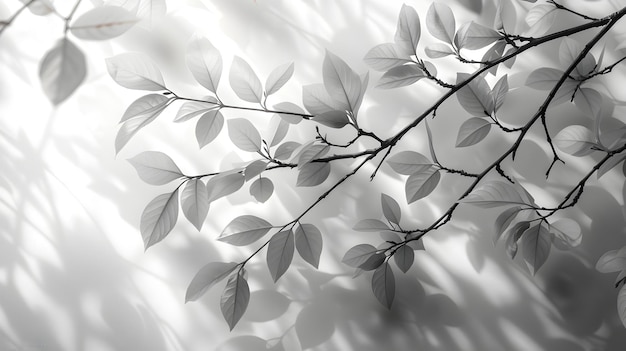 Árvore de flores de papel etéreo com estilo surrealista suave