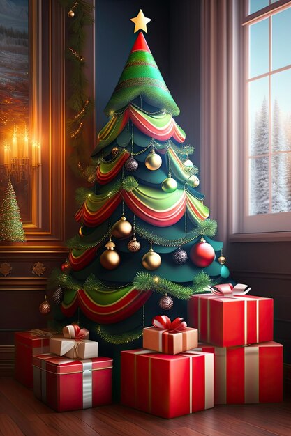 Árvore de Natal e Presentes