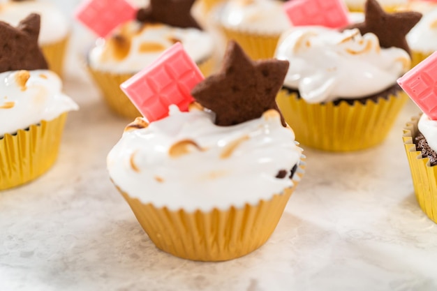 S'mores Cupcakes