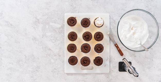 Foto s'mores cupcakes