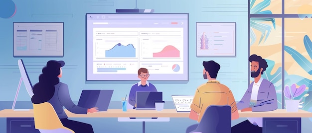 SaaS-Produktmanager, der die Entwicklung beaufsichtigt