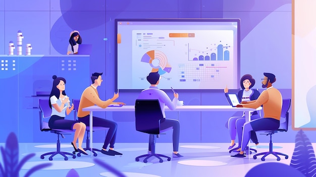 SaaS-Produktmanager, der die Entwicklung beaufsichtigt