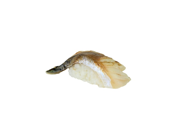 Saba aburi sushi defumado nigiri culinária japonesa