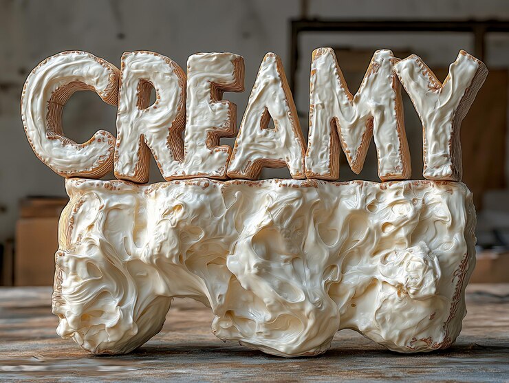 Foto el sabor creativo de la fuente de arte del queso tallado en cubos de queso
