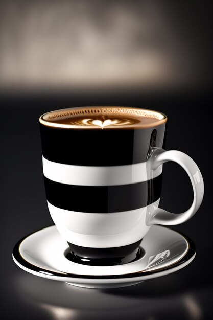 sabor de café em preto e branco 1