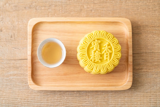 Sabor de creme de bolo de lua chinês