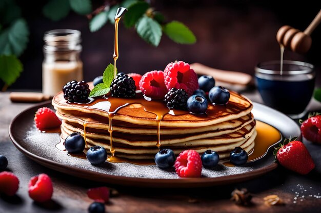 Saborear la magia de las deliciosas experiencias alimenticias La IA generó la mejor foto de comida