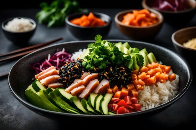 Saborear la magia de las deliciosas experiencias alimenticias La IA generó la mejor foto de comida