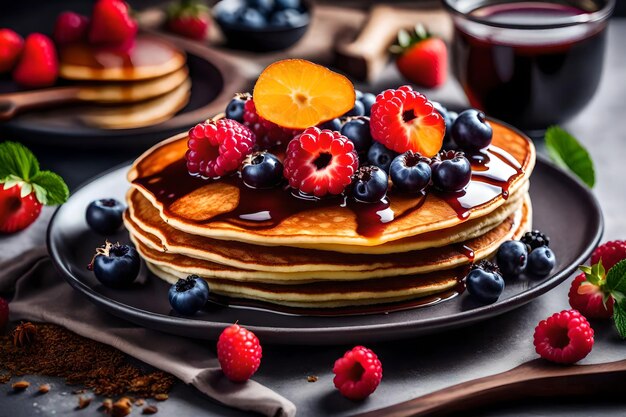 Foto saborear la magia de las deliciosas experiencias alimenticias la ia generó la mejor foto de comida