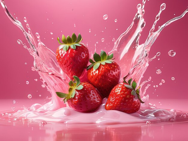 Saboree la dulzura de una gran cantidad de deliciosas fresas