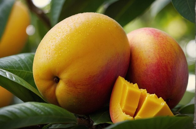 Saboree la dulzura del néctar de mango