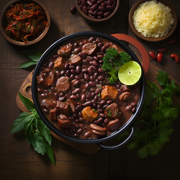 Saboree los sabores del plato icónico Feijoada Brazil039s