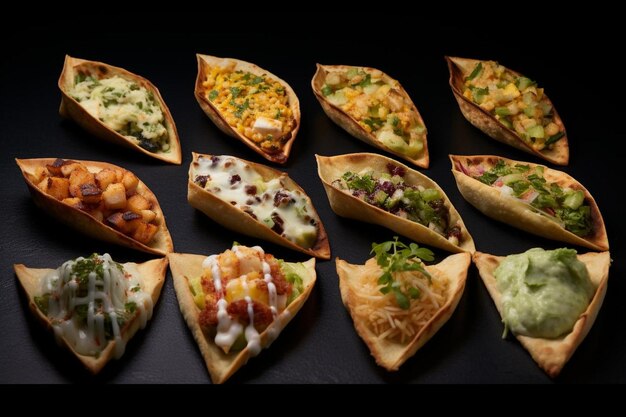 Sabores de pizza crocantes