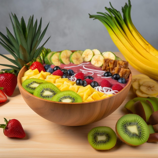 Sabores exóticos y saludables de Tropical Smoothie Bowl