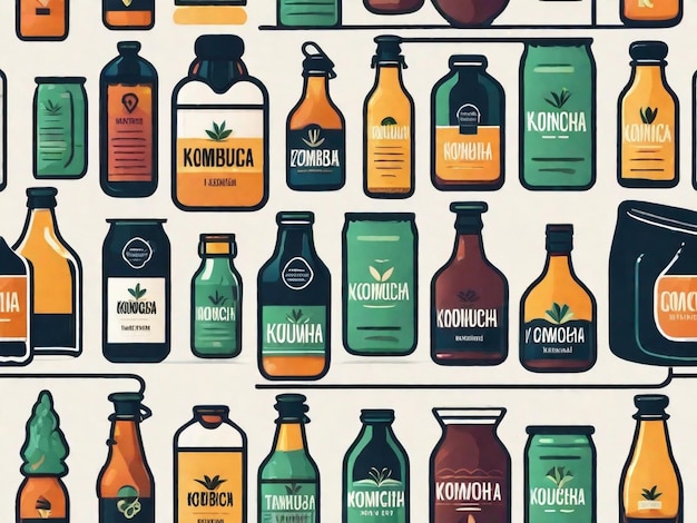 Sabores tentadores de Kombucha