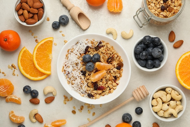 Saboroso Café da Manhã com Granola