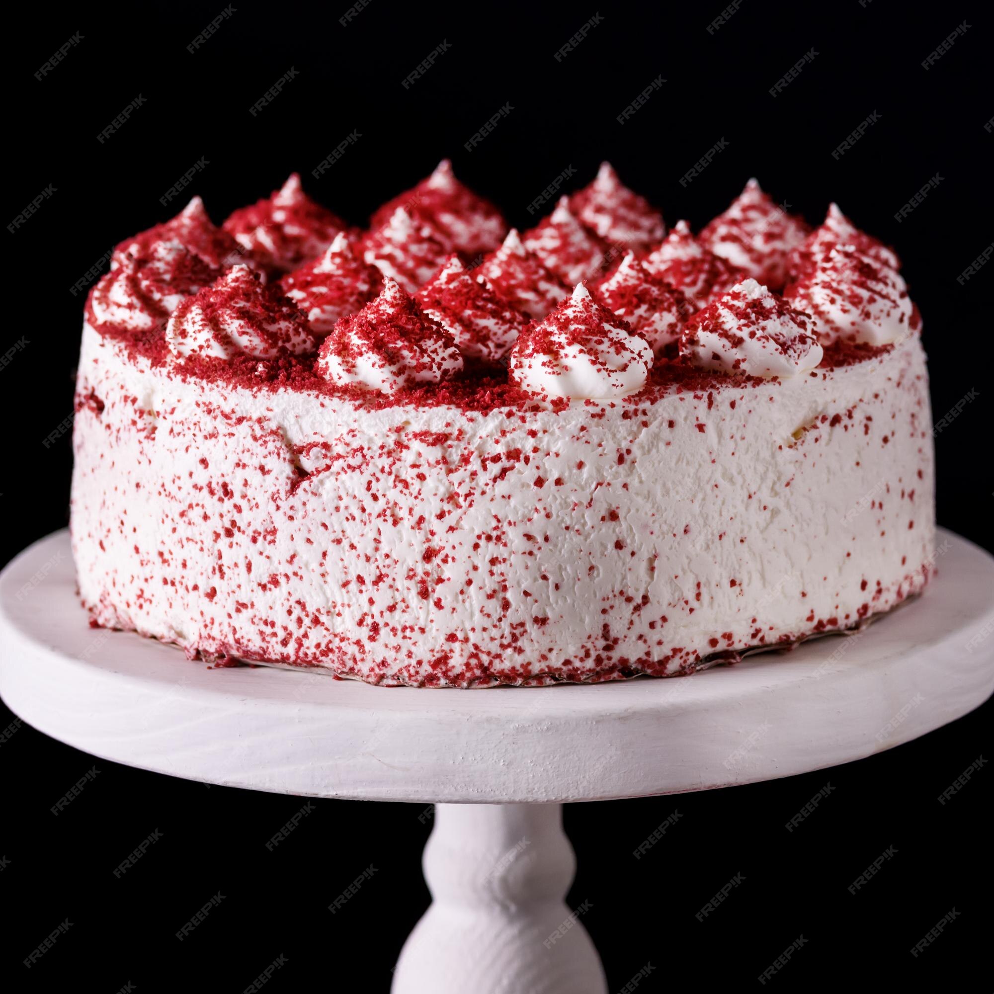 Lindoo Bolo confeitado quadrado, Bolo de aniversário quadrado