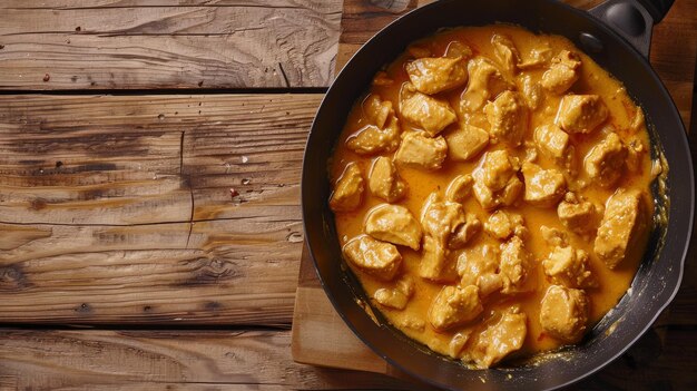 El saboroso pollo Korma Sizzle