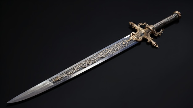 Sabre de sabre de soldado de artilharia francesa