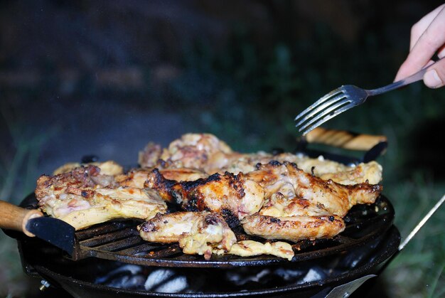 sabrosa carne a la parrilla