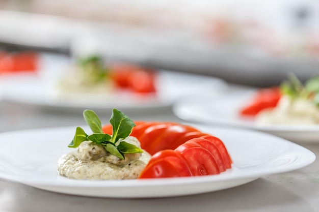 Sabrosa ensalada de berenjenas