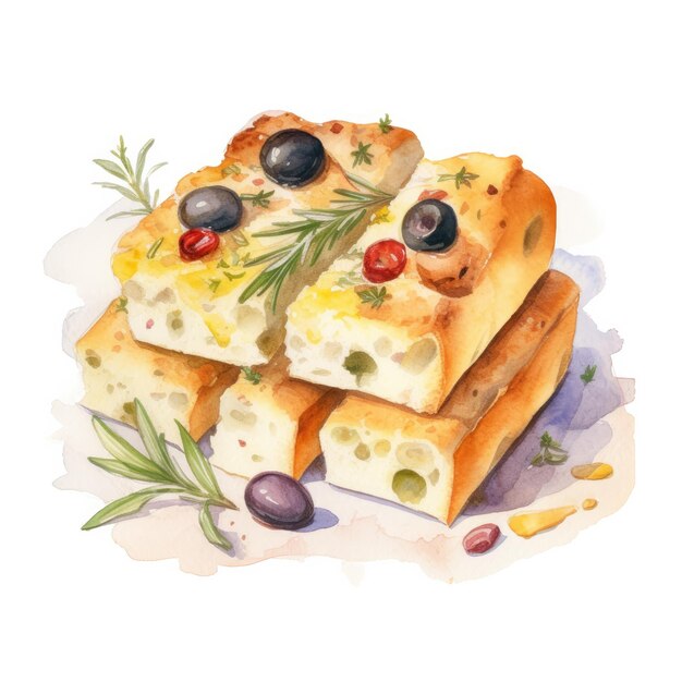 La sabrosa focaccia italiana