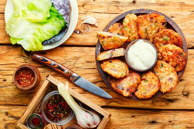 Sabrosas chuletas de verduras