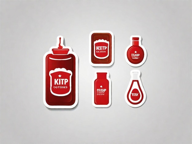 Sabrosas creaciones de ketchup