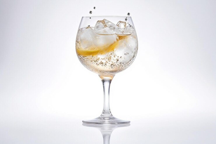 sabrosos cócteles daiquiri sobre fondo blanco