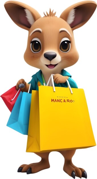 Saco de compras com animais Compras com animais de estimação Compras de animal de estimação Animais bonitos