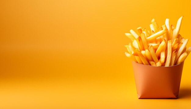 Foto saco de foto de batatas fritas gerador por ai