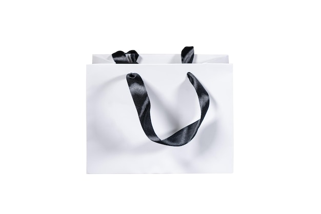 Saco de papel artesanal reciclável para compras, presentes e comida para levar em fundo preto Mais ecológico do que os sacos de plástico de uso único