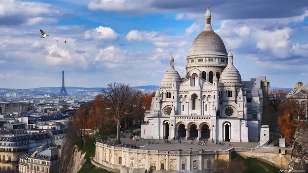 Foto sacre coeur em paris