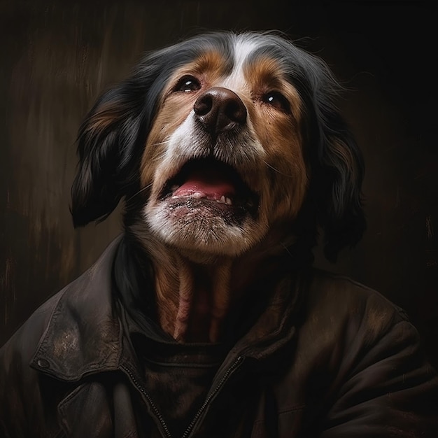Foto sad dog