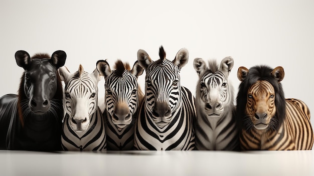 Foto safari-tieren foto-generative ai