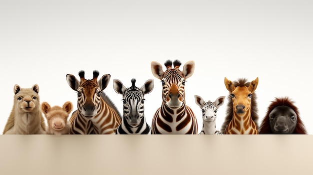 Safari-Tieren Foto-Generative ai