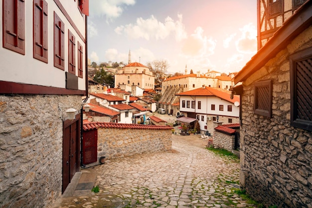 Safranbolu Türkei die Straße Blick auf die Altstadt von Safranbolu UNESCO