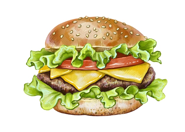 Safter Käseburger