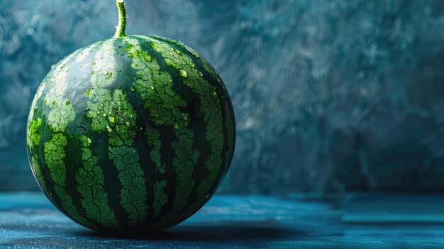 saftiger Wassermelonenblau Hintergrund