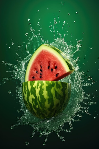 saftiger Wassermelonenspritzer