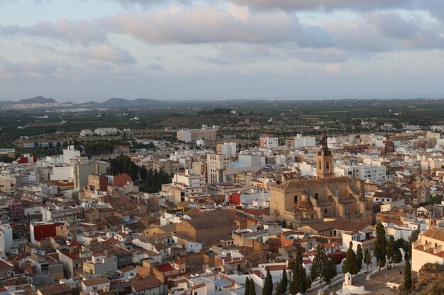 Sagunto Comunidad Valenciana Spanien Blick auf die Stadt Sagunto