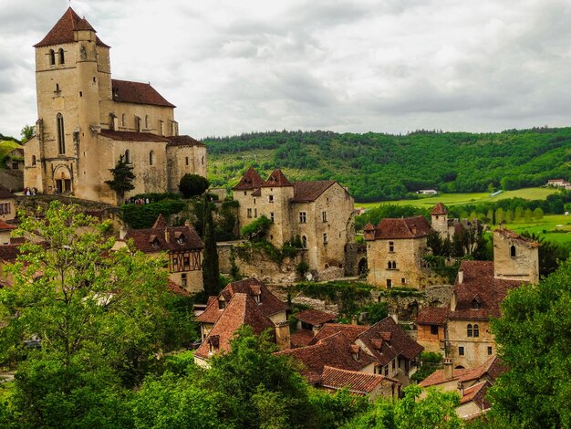 Saint cirq lapopie frança