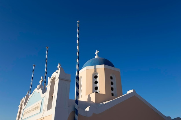 Saint Dimitrios Oia Santa Igreja Ortodoxa na ilha de Santorini Grécia