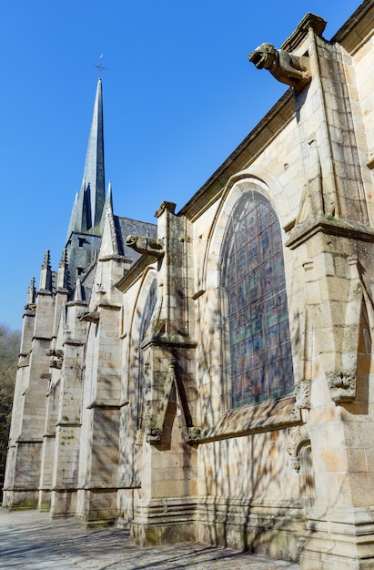 Saint-Leonard-Kirche, Fougeres, Frankreich.