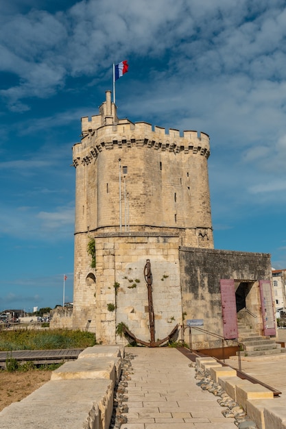 Saint-Nicolas-Turm von La Rochelle. Küstenstadt im Südwesten Frankreichs