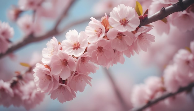 Sakura en la primavera en flor de cerezo