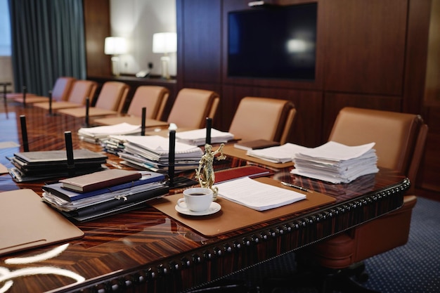 Sala para abogados en la Oficina de Conferencias Urbanas Modernas