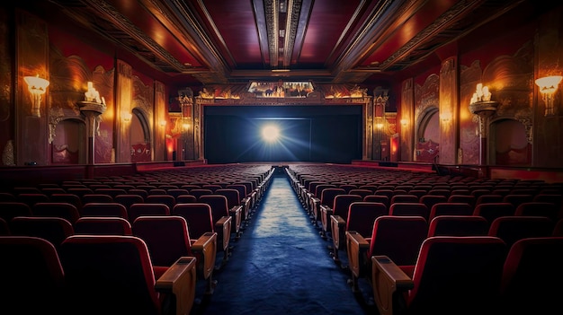 Una sala de cine un auditorio