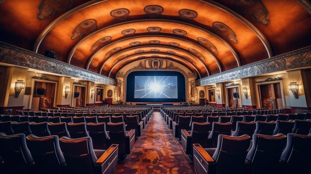 Una sala de cine un auditorio